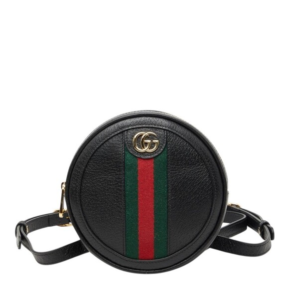 Gucci Handbags - GUCCI Authentic Black Leather Backpack